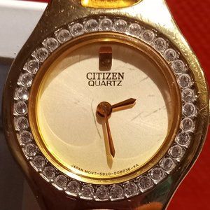 Citizen Quartz Gold vintage women's watch
